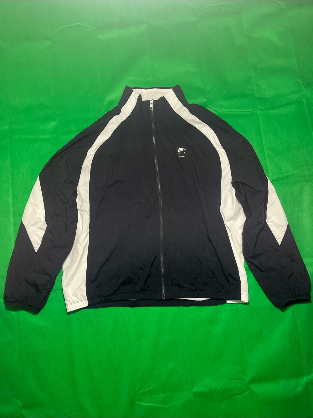 Men's Black & White Track Jacket Size XXL
